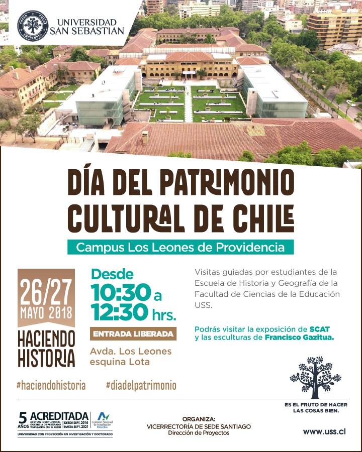 Día del Patrimonio 2018: Campus Los Leones de Providencia Universidad San  Sebastián | Panoramas Gratis
